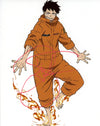 Derick Snow Fire Force 8x10 Signed Photo JSA Certified Autograph