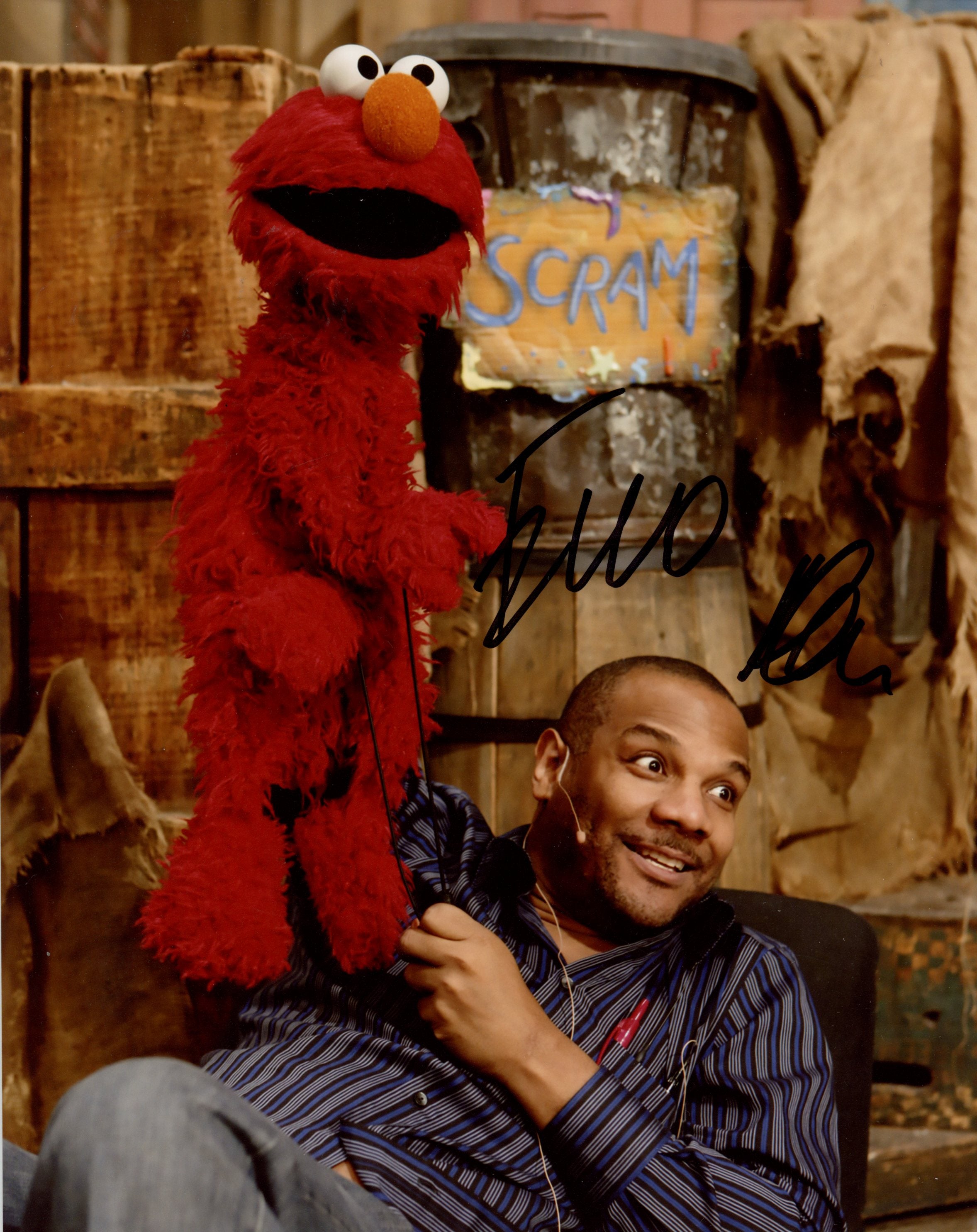Kevin Clash Elmo Sesame Street 8x10 Signed Photo