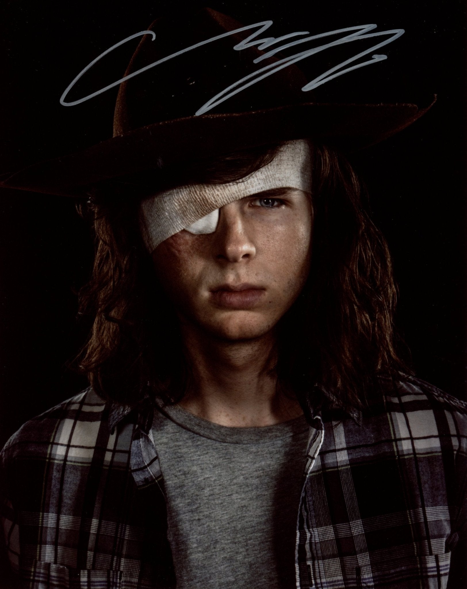 Chandler Riggs The Walking Dead 8x10 Signed Photo JSA Certified Autogr