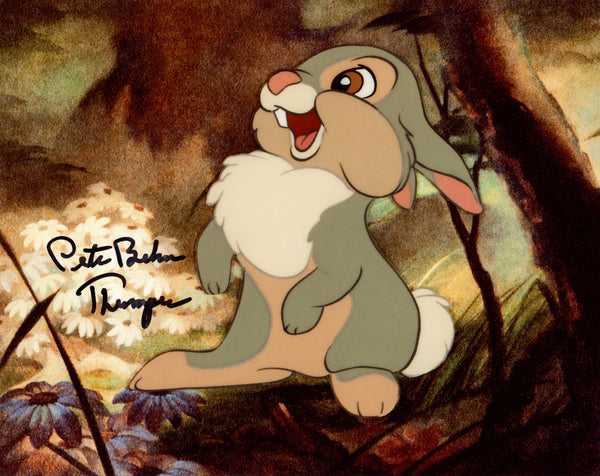 Peter Behn "Thumper" Disney's Bambi 8x10 Signed Photo