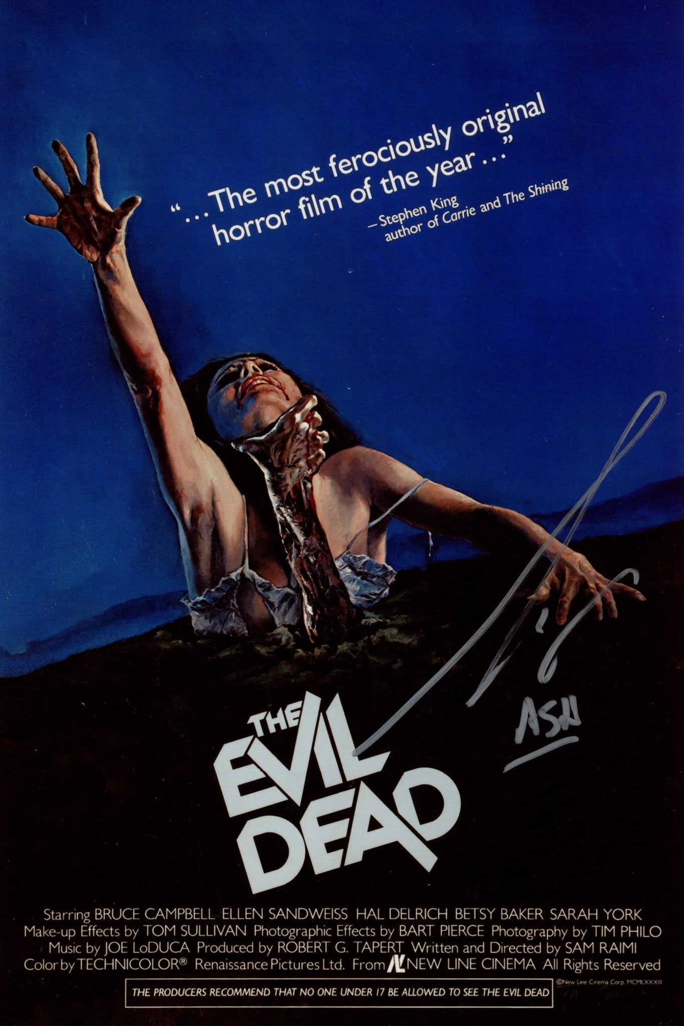 Bruce Campbell The Evil Dead 8x12 Signed Photo JSA Certified Autograph