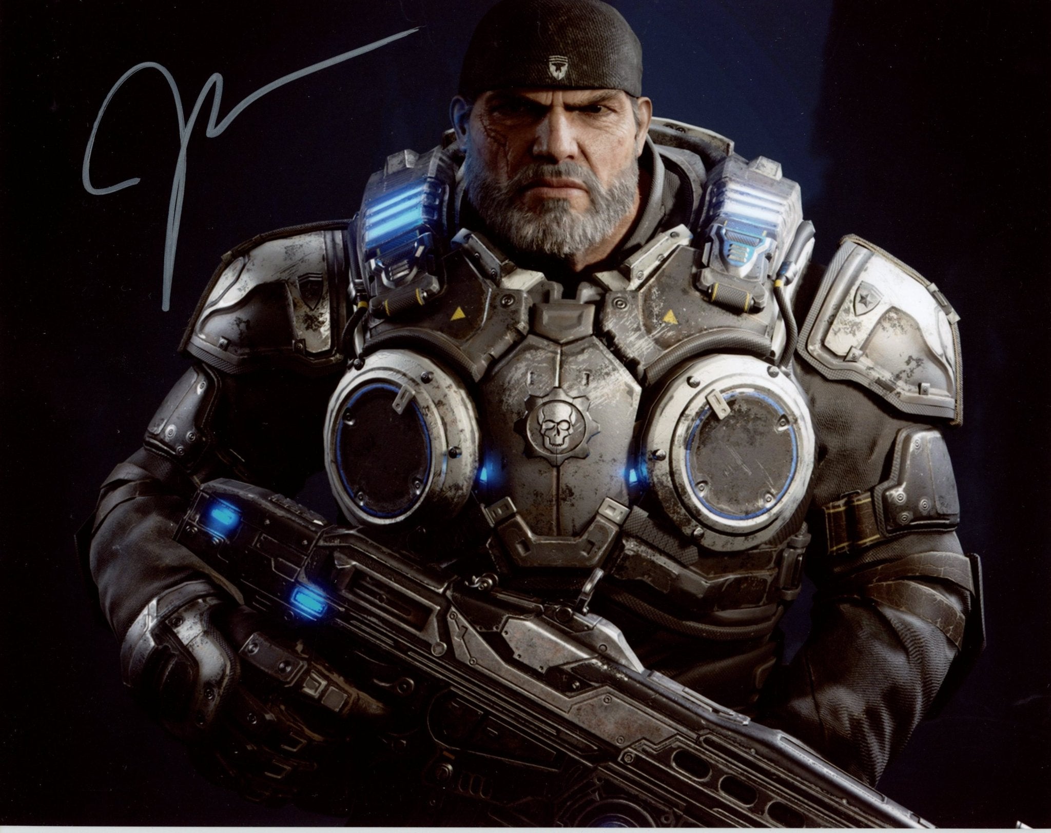 John DiMaggio Gears of War 8x10 Signed Photo JSA Certified Autograph