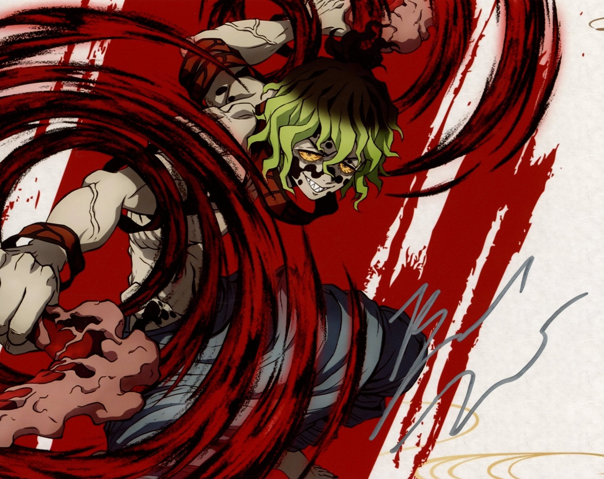 Brandon McInnis Demon Slayer 8x10 Signed Photo JSA Certified Autograph