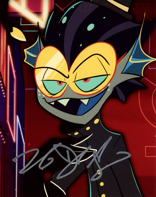 Kevin Del Aguila "Baxter" Hazbin Hotel 8x10 Signed Photo
