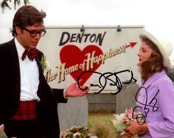 The Rocky Horror Picture Show RHPS 8x10 Bostwick Sarandon Cast Signed Photo JSA Certified Autograph