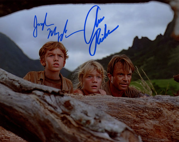 Jurassic Park 8x10 Signed Photo Joseph Mazzello, Ariana Richards JSA Certified Autograph