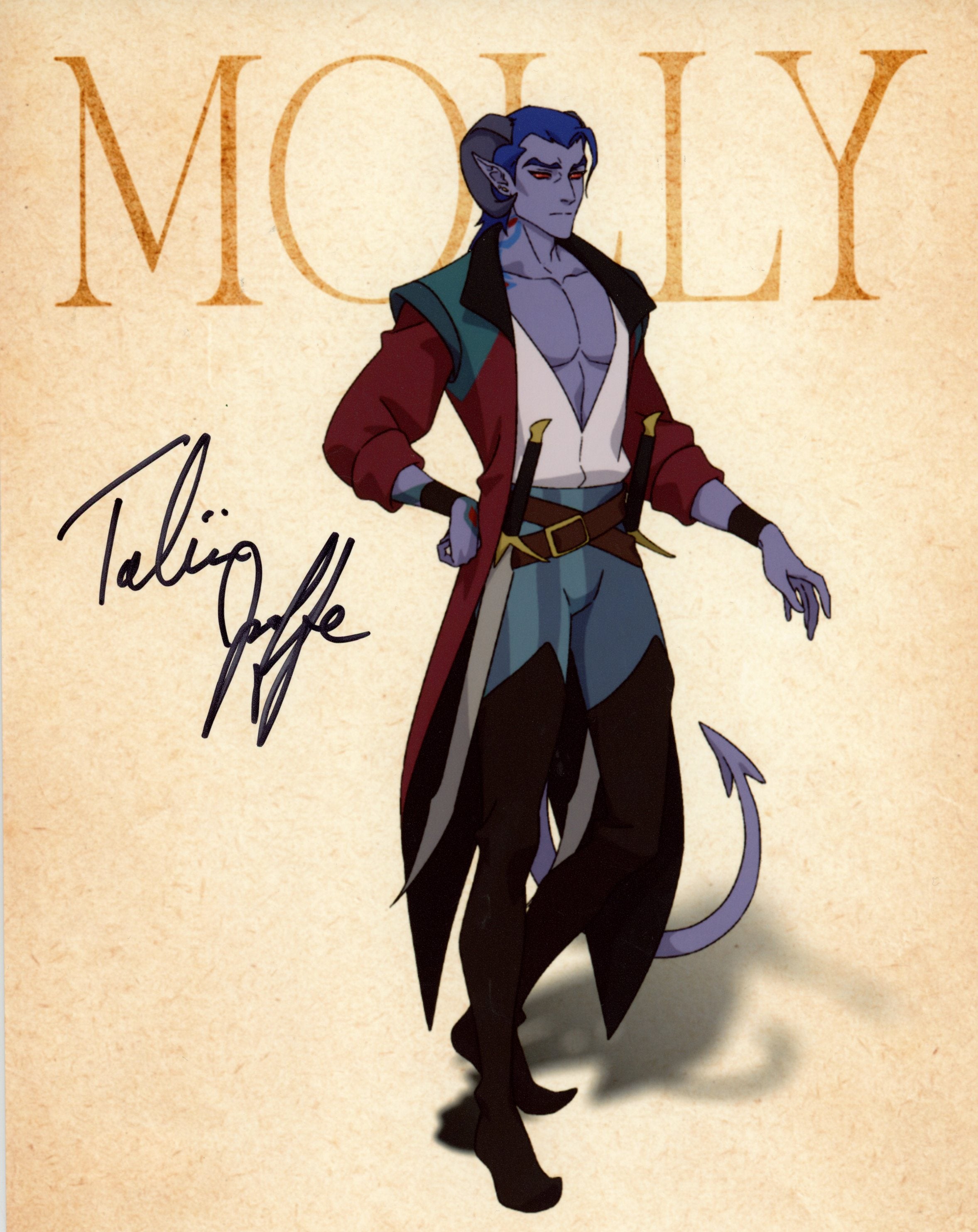 Taliesin Jaffe The Mighty Nein 8x10 Signed Photo