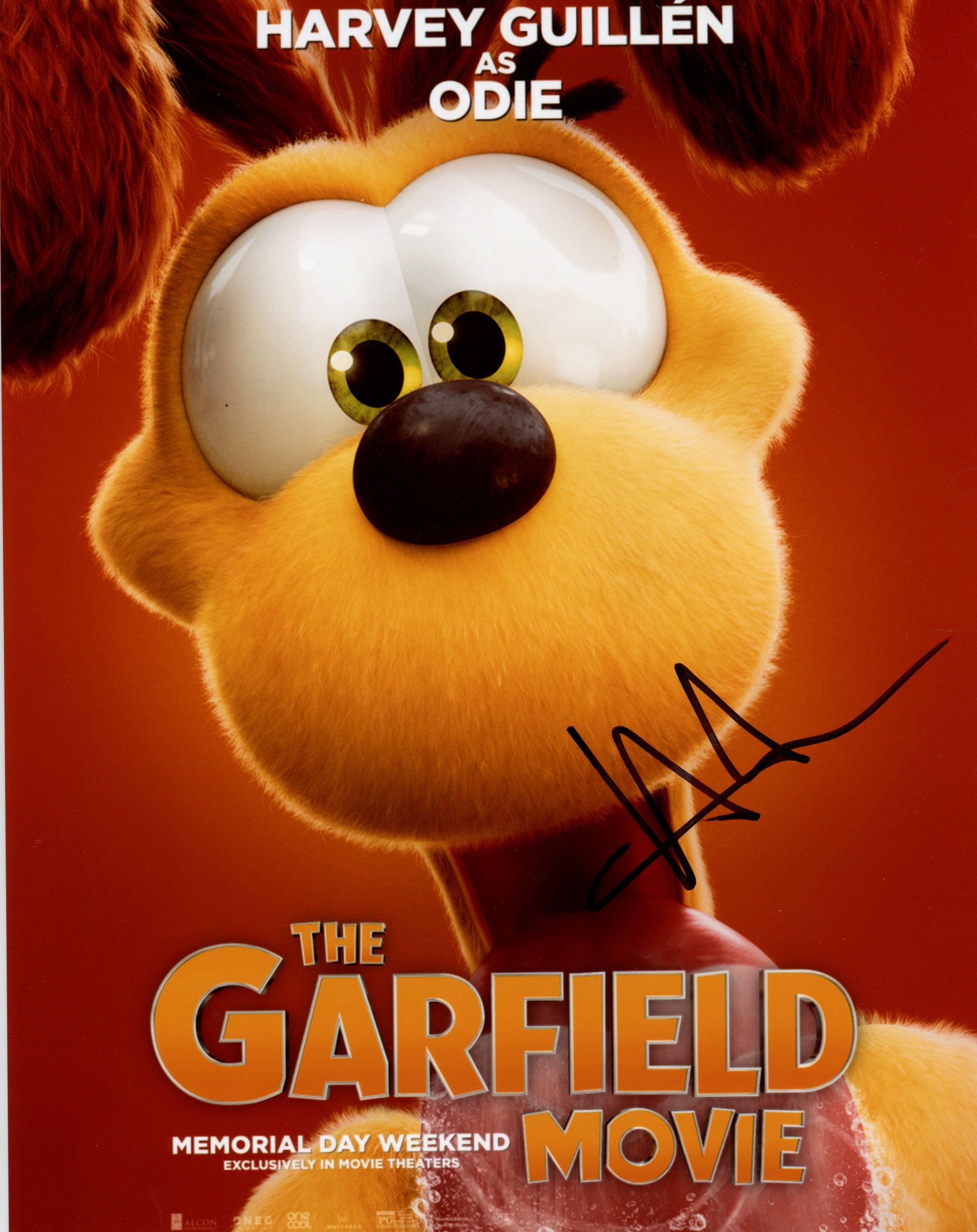 Harvey Guillen The Garfield Movie 8x10 Signed Photo JSA Certified Autograph
