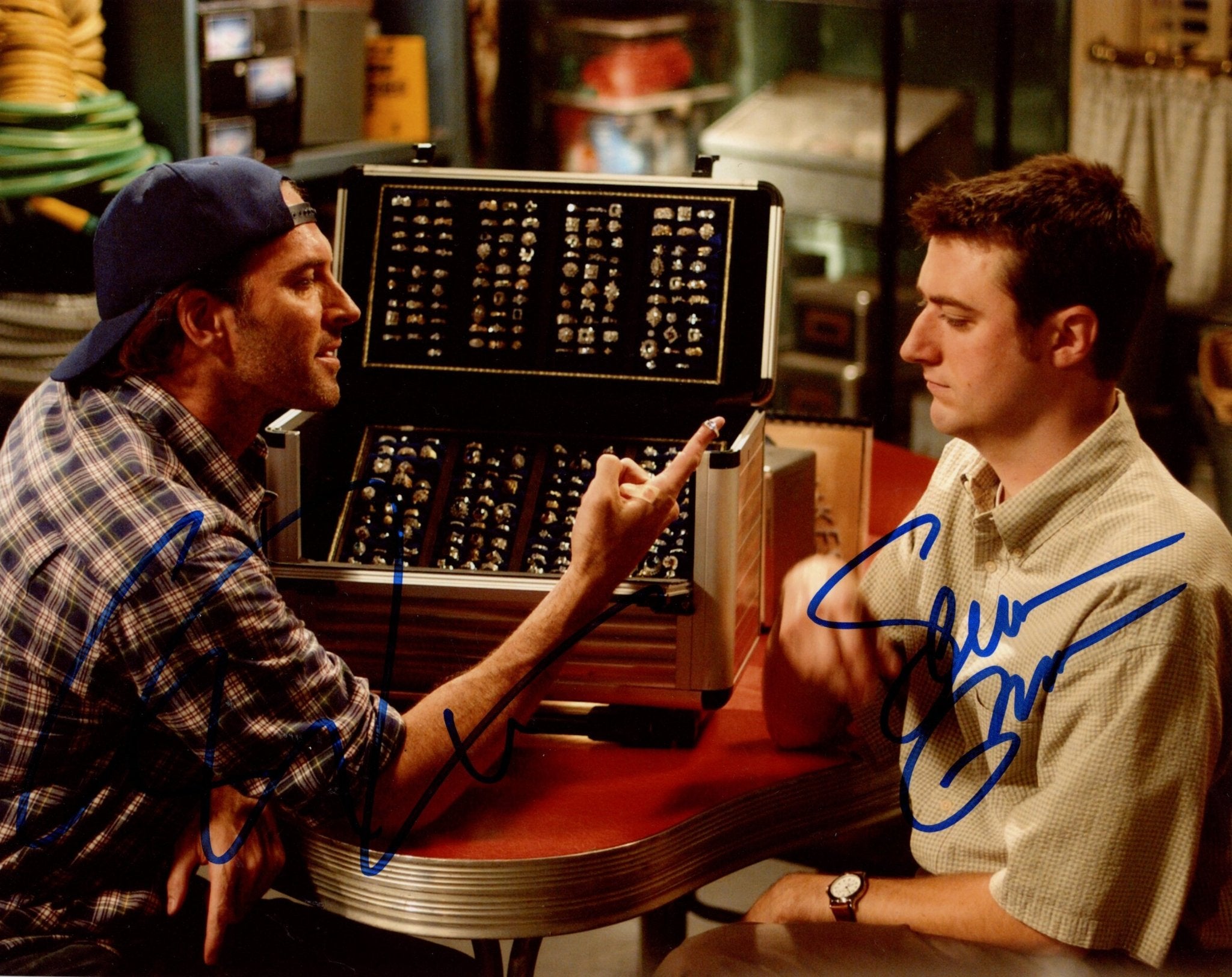 Gilmore Girls 8x10 Signed Photo Sean Gunn, Scott Patterson JSA Certified Autograph