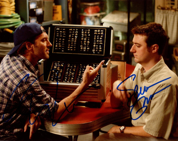 Gilmore Girls 8x10 Signed Photo Sean Gunn, Scott Patterson JSA Certified Autograph
