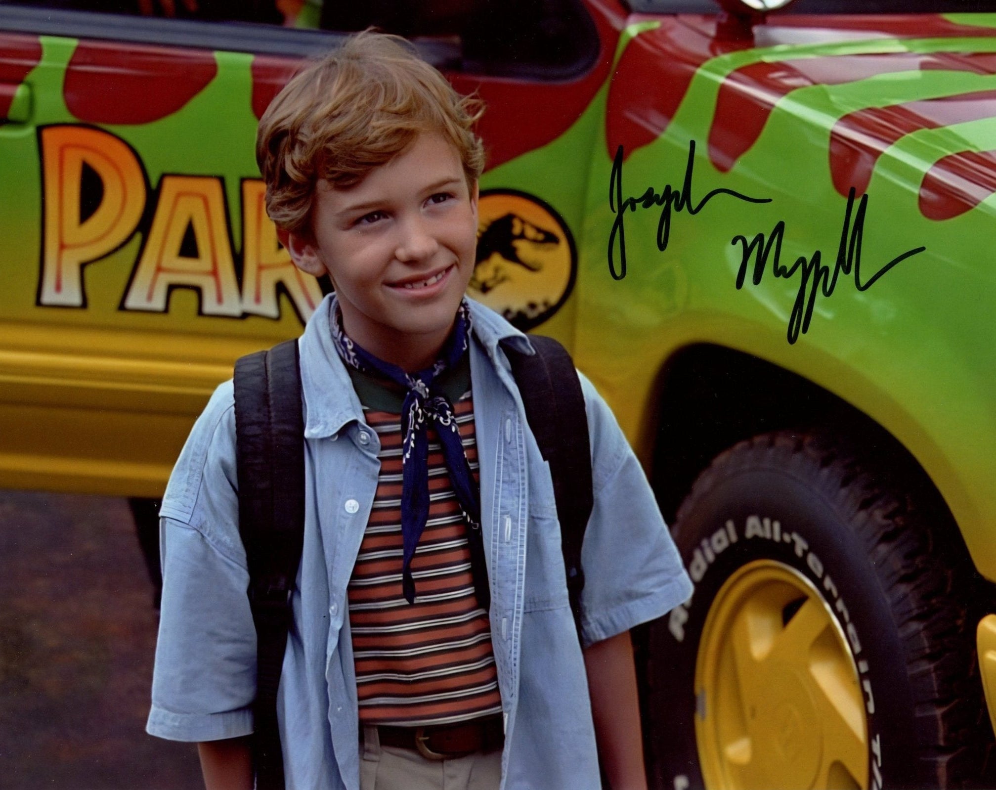Joseph Mazzello Jurassic Park 8x10 Signed Photo JSA Certified Autograph