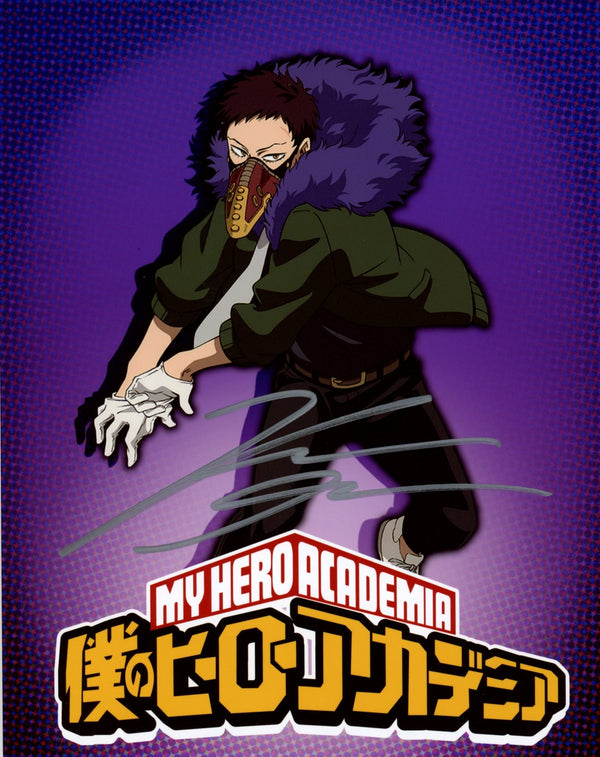 Kellen Goff My Hero Academia 8x10 Signed Photo JSA Certified Autograph