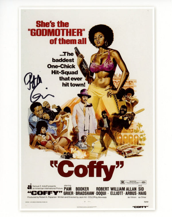 Pam Grier Coffy 8x10 Signed Photo JSA Certified Autograph