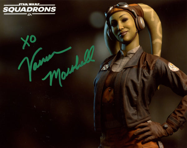 Vanessa Marshall Star Wars Squadrons 8x10 Signed Photo
