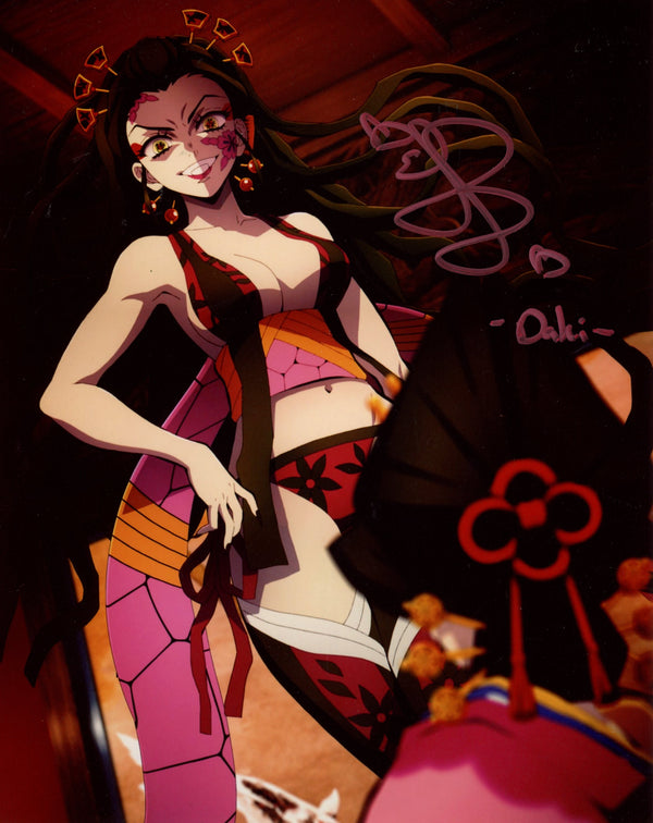 Erica Lindbeck Demon Slayer 8x10 Signed Photo