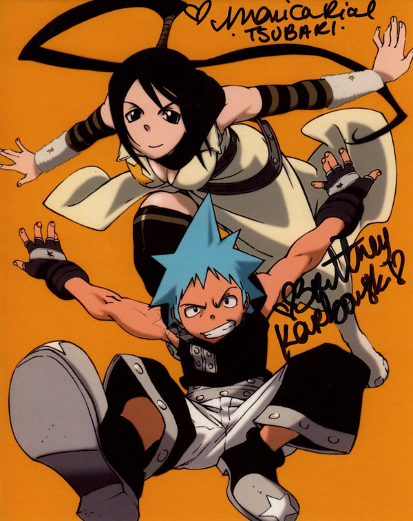 Soul Eater 8x10 Signed Karbowski, Rial Photo JSA Certified Autograph