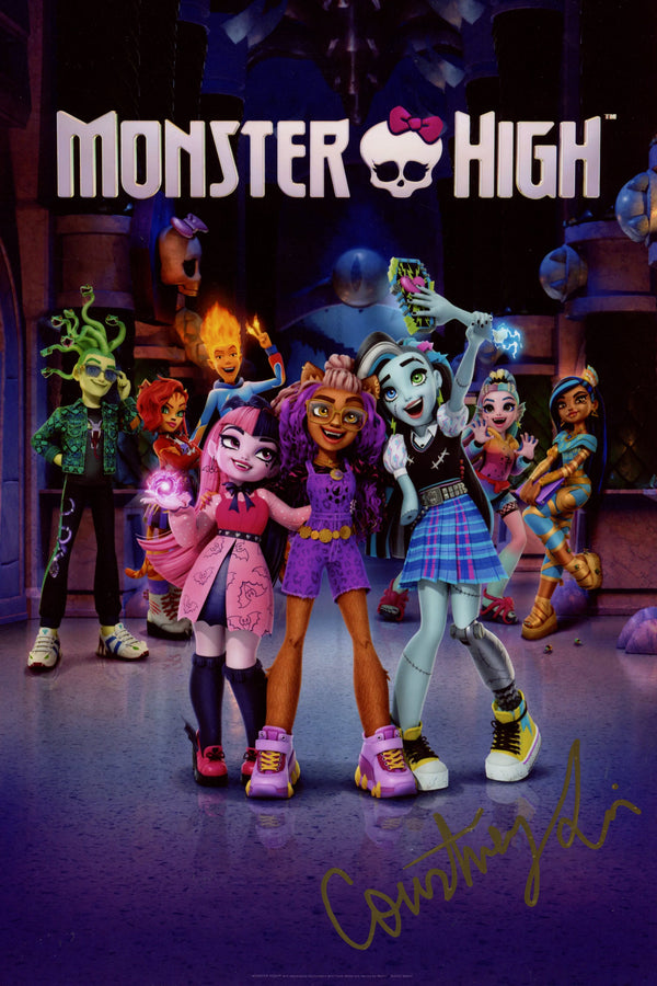 Courtney Lin Monster High 8x12 Photo Signed