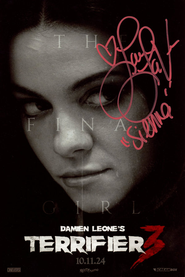 Lauren LaVera Terrifier 8x12 Signed Photo JSA Certified Autograph