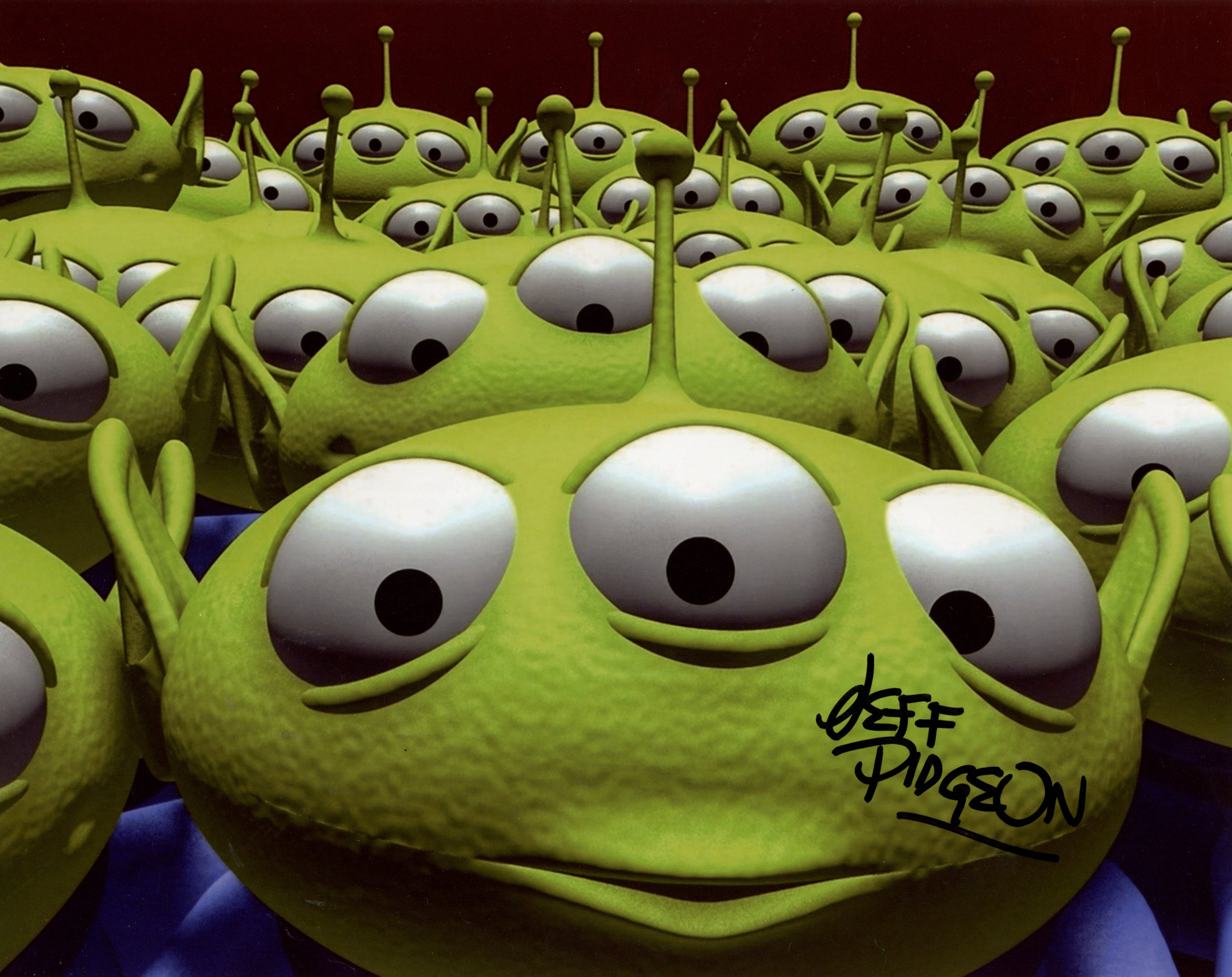 Jeff Pidgeon Toy Story 8x10 Signed Photo