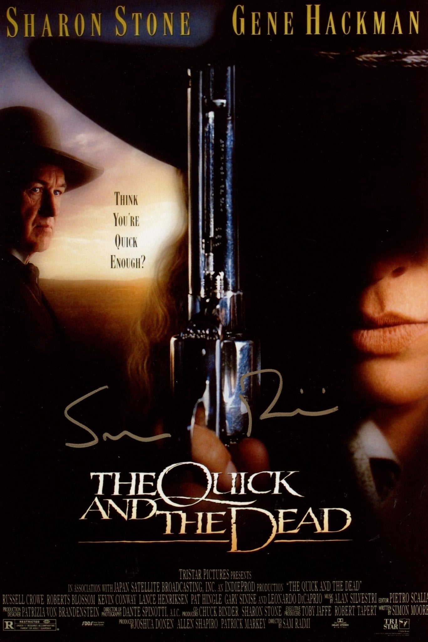 Sam Raimi The Quick and The Dead 8x12 Signed Photo