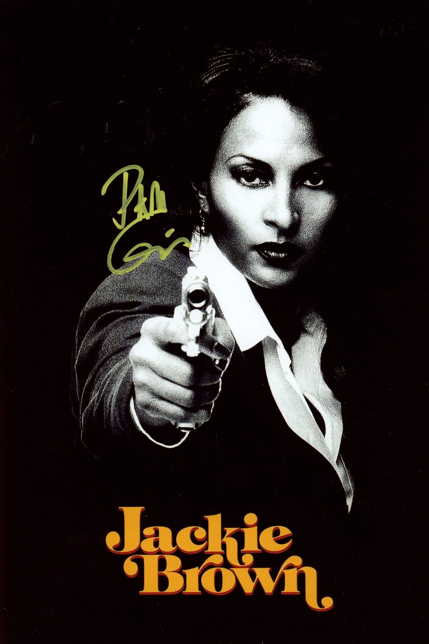 Pam Grier Jackie Brown 8x12 Signed Photo JSA Certified Autograph