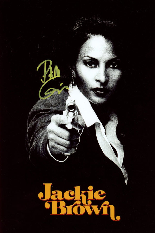 Pam Grier Jackie Brown 8x12 Signed Photo JSA Certified Autograph