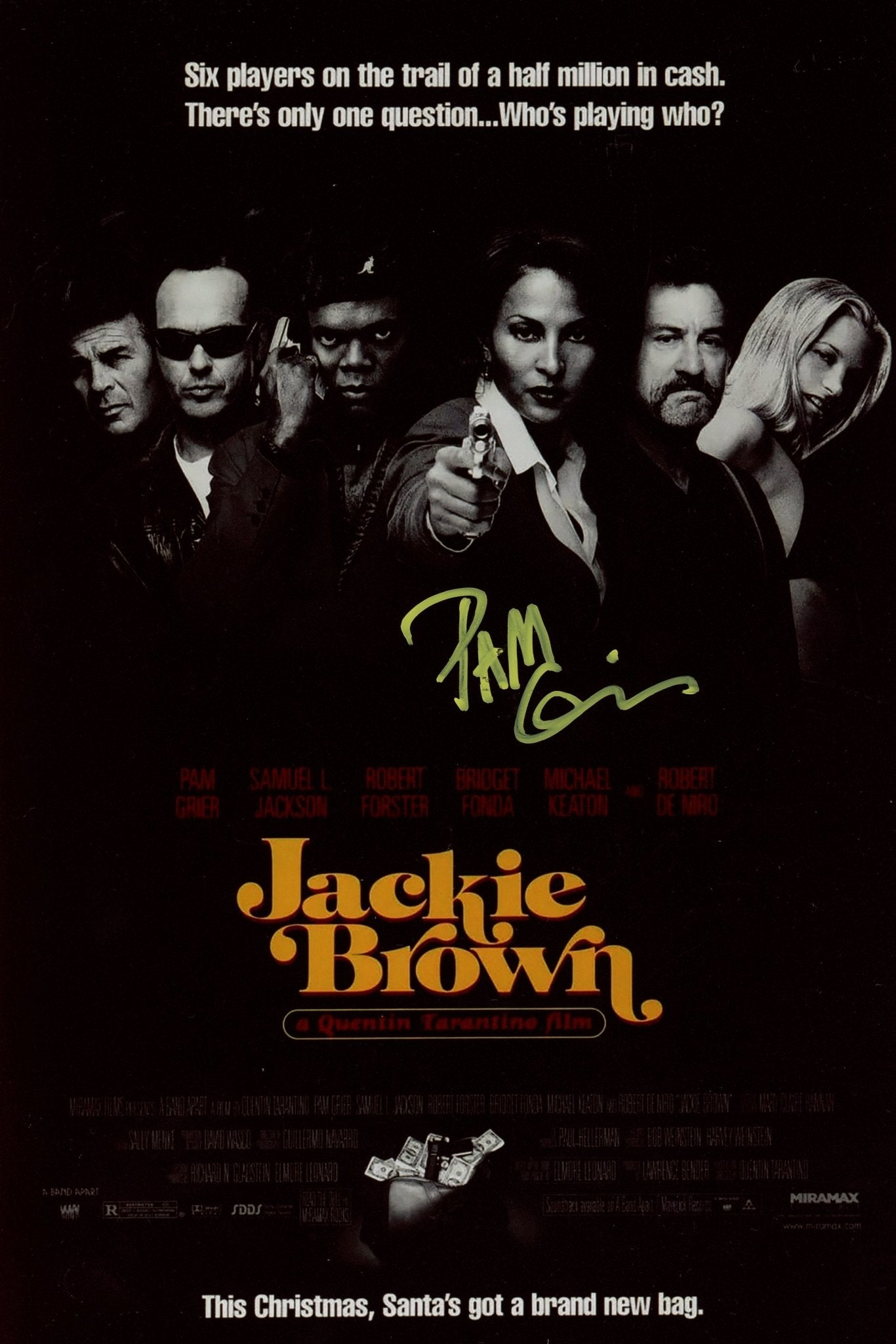 Pam Grier Jackie Brown 8x12 Signed Photo JSA Certified Autograph