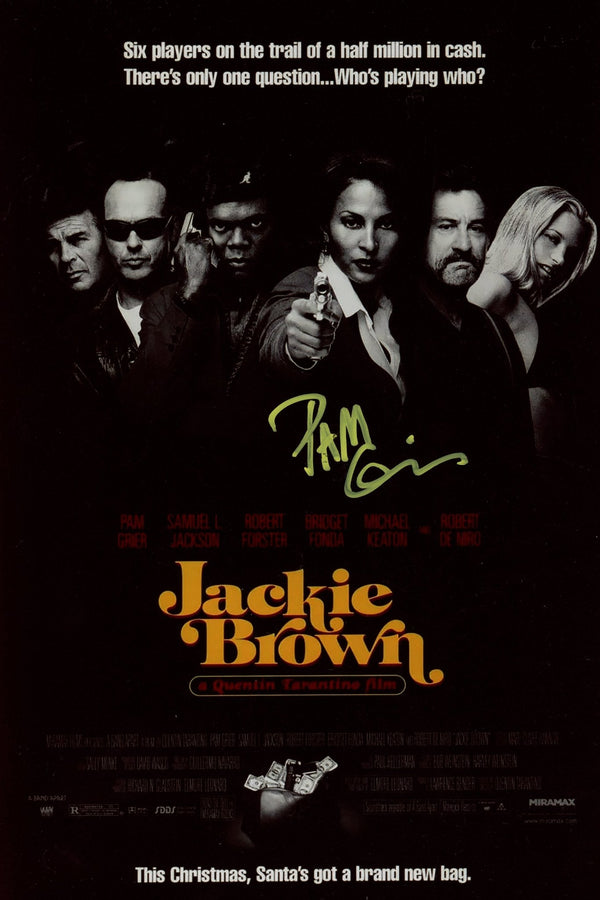 Pam Grier Jackie Brown 8x12 Signed Photo JSA Certified Autograph