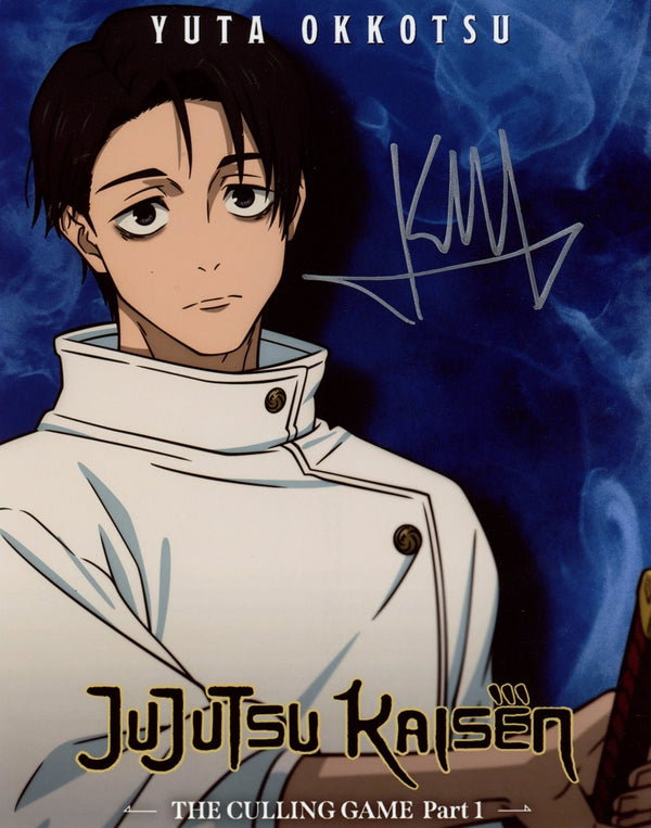 Kayleigh Mckee "Yuta Okkotsu" Jujutsu Kaisen 8x10 Signed Photo