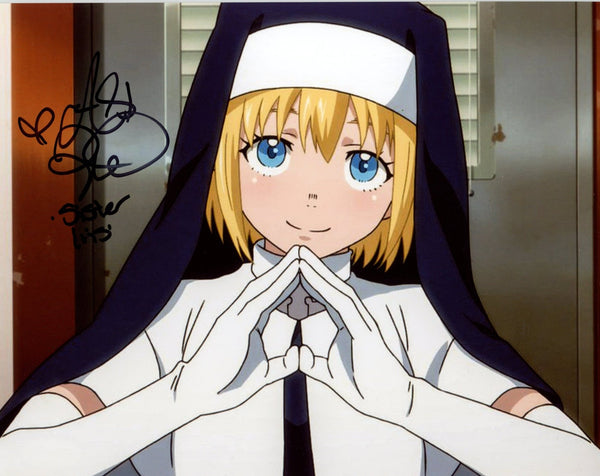 Alexis Tipton Fire Force 8x10 Signed Photo JSA Certified Autograph