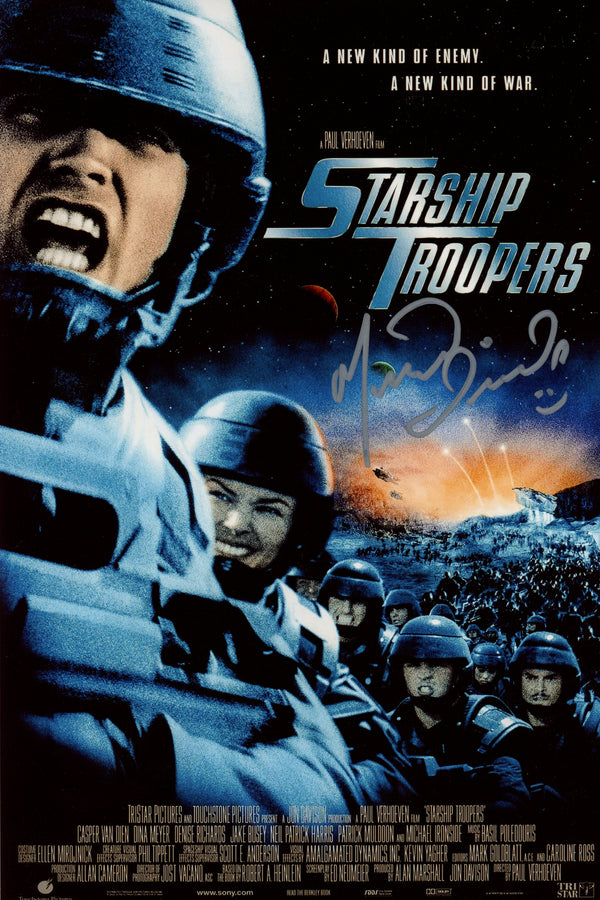 Michael Ironside Starship Troopers 8x12 Signed Photo
