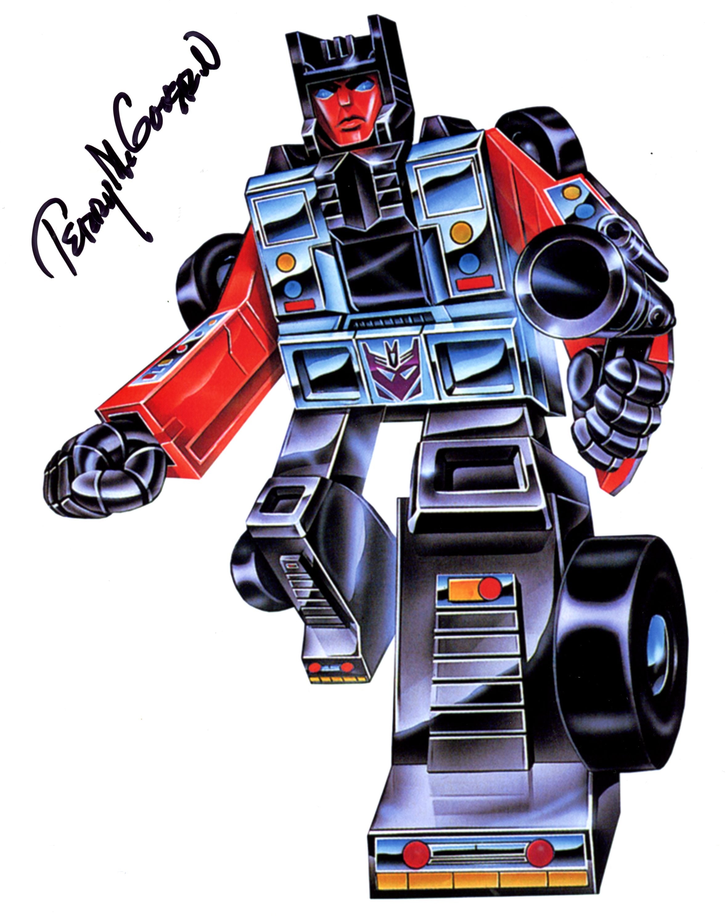 Terry McGovern Wildrider in Transformers 8x10 Signed Photo
