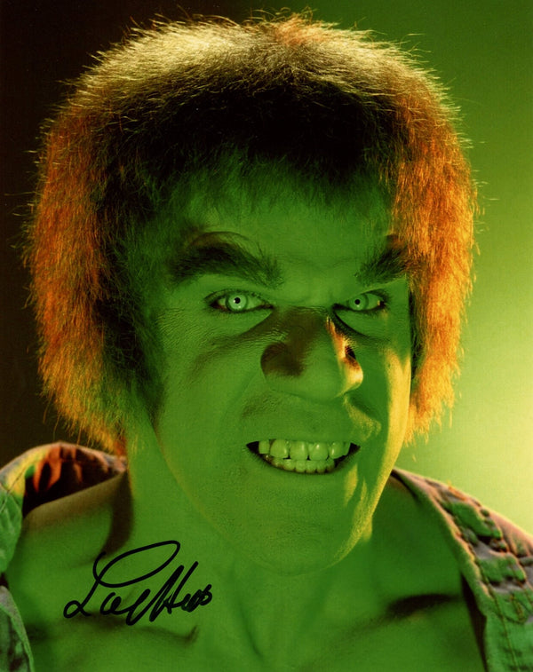 Lou Ferrigno The Incredible Hulk 8x10 Signed Photo JSA Certified Autograph