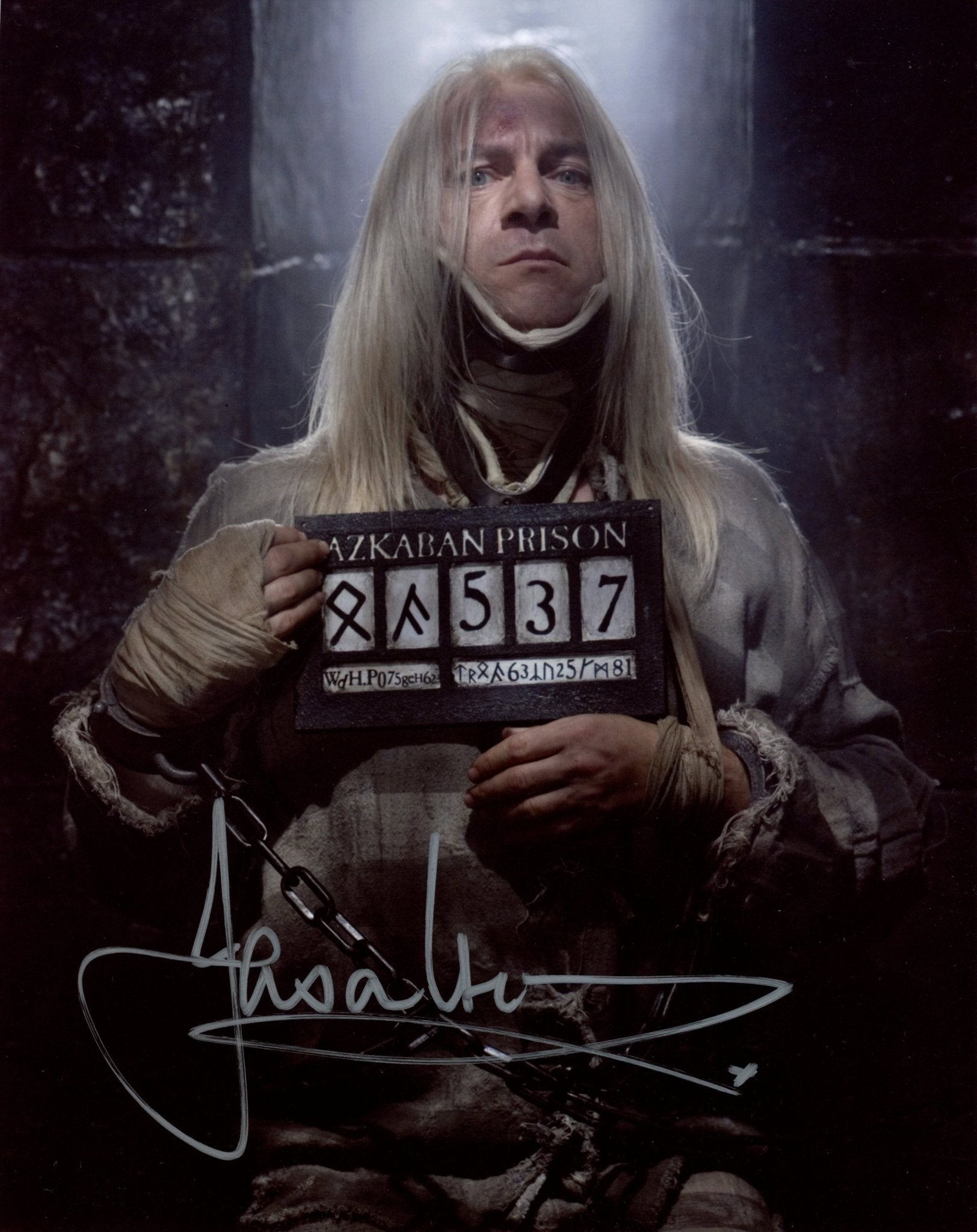 Jason Isaacs Harry Potter 8x10 Signed Photo JSA Certified Autograph