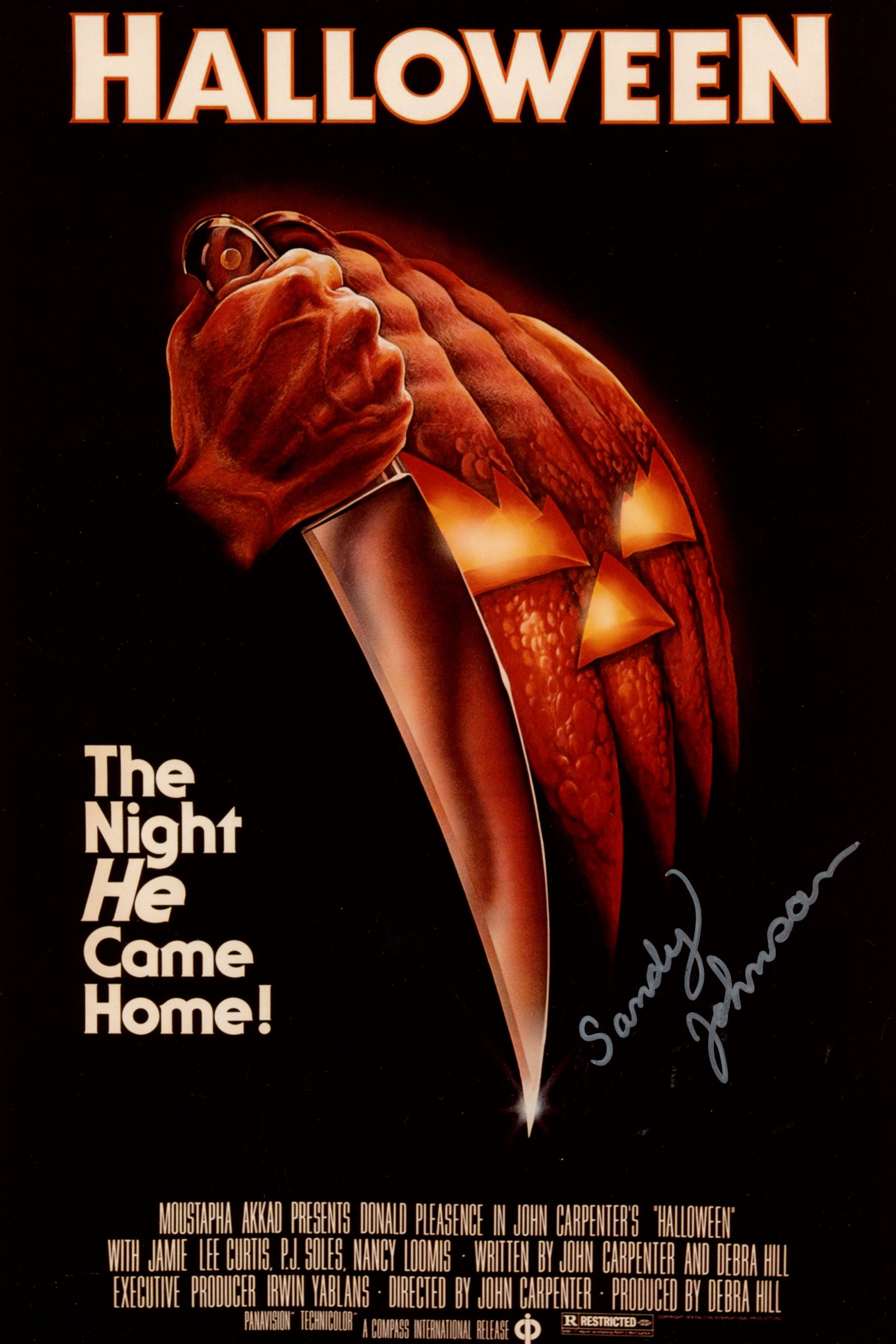 Sandy Johnson Halloween 8x12 Signed Photo