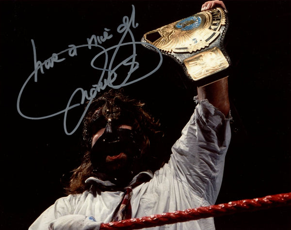 Mick Foley WWE Wrestling 8x10 Signed Photo JSA Certified Autograph