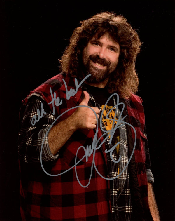 Mick Foley WWE Wrestling 8x10 Signed Photo Poster JSA Certified Autograph