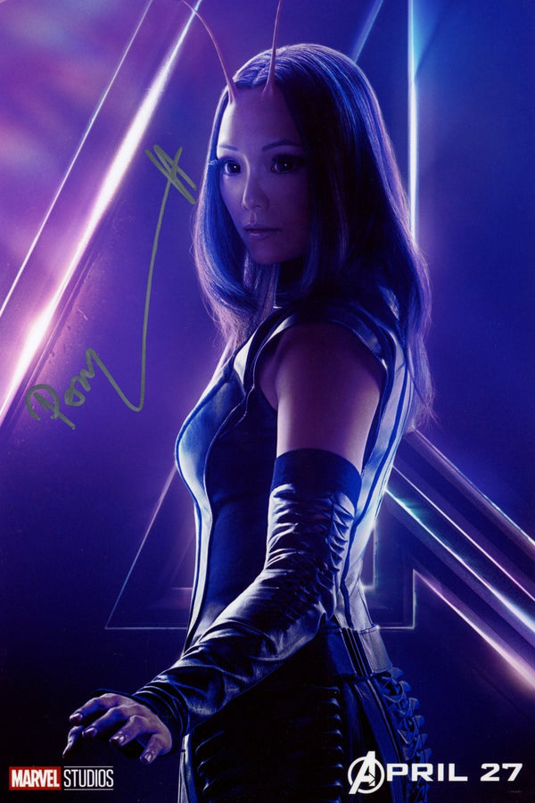 Pom Klementieff Guardians of the Galaxy 8x12 Signed Photo JSA Certified Autograph