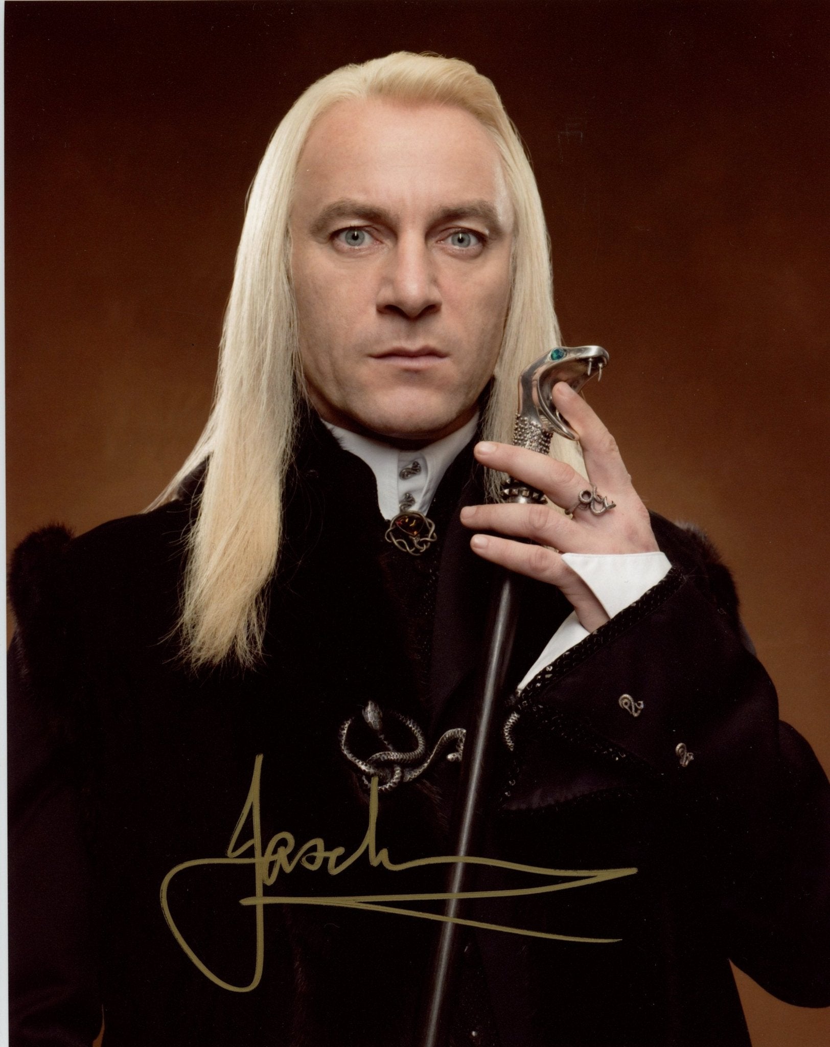 Jason Isaacs Harry Potter 8x10 Signed Photo JSA Certified Autograph