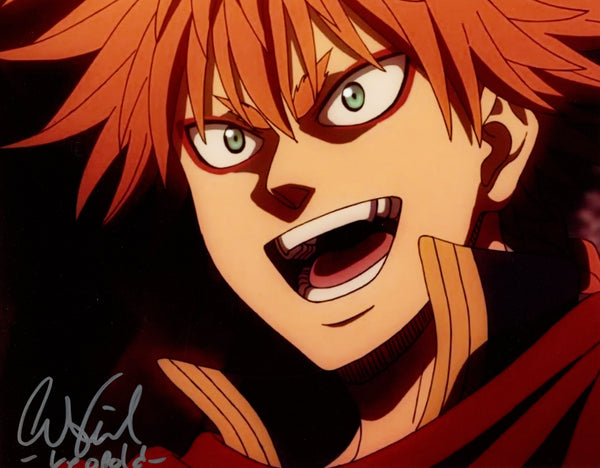 Austin Tindle Black Clover 8x10 Signed Photo JSA Certified Autograph