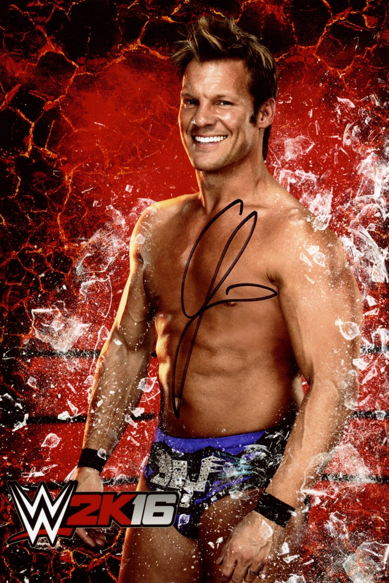 Chris Jericho WWE Wrestling 8x12 Signed Photo
