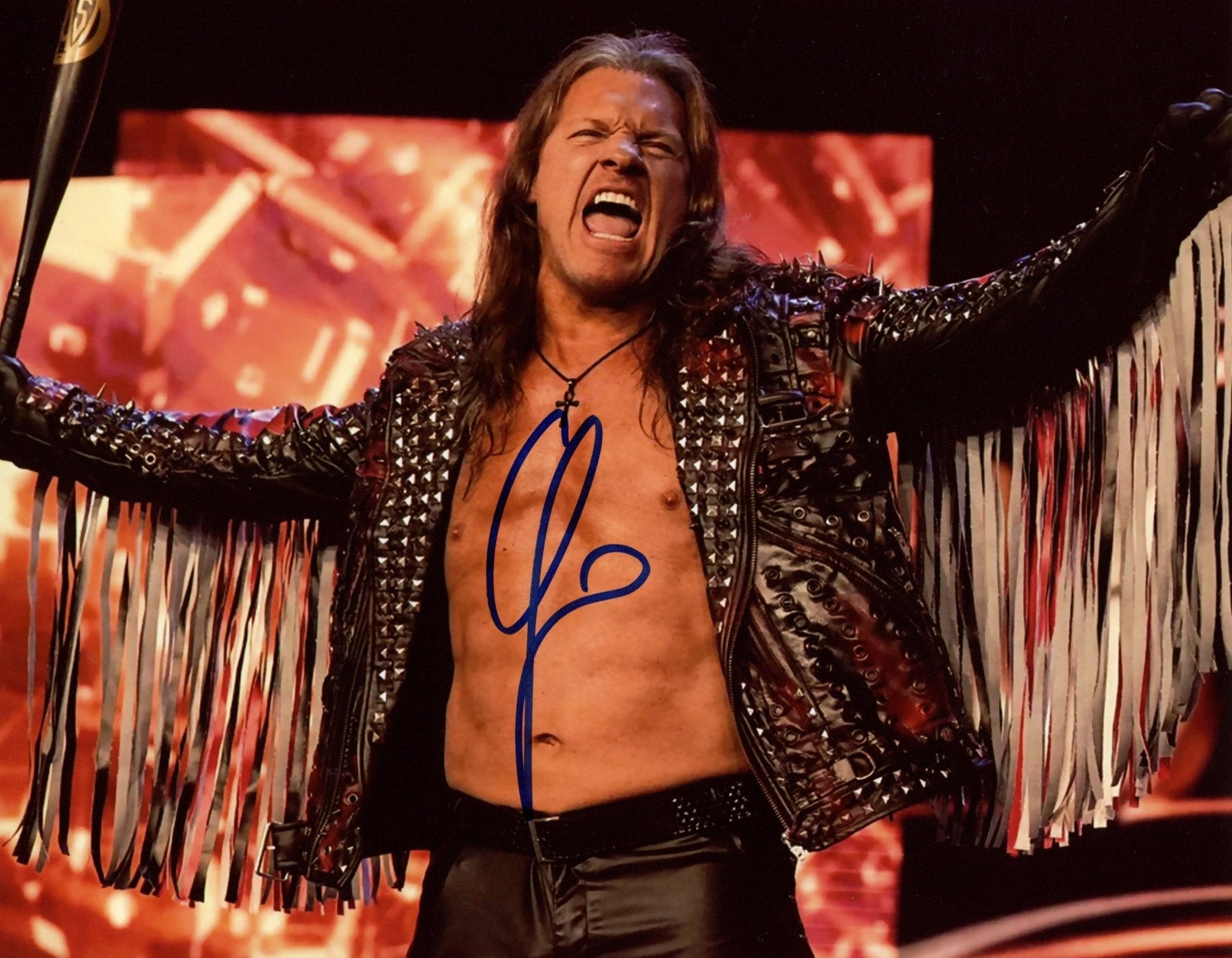 Chris Jericho WWE Wrestling 8x10 Signed Photo