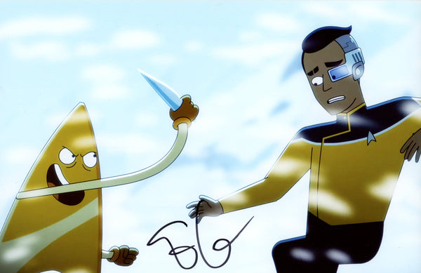 Eugene Cordero Star Trek: Lower Decks 8x12 Signed Photo JSA Certified Autograph GalaxyCon