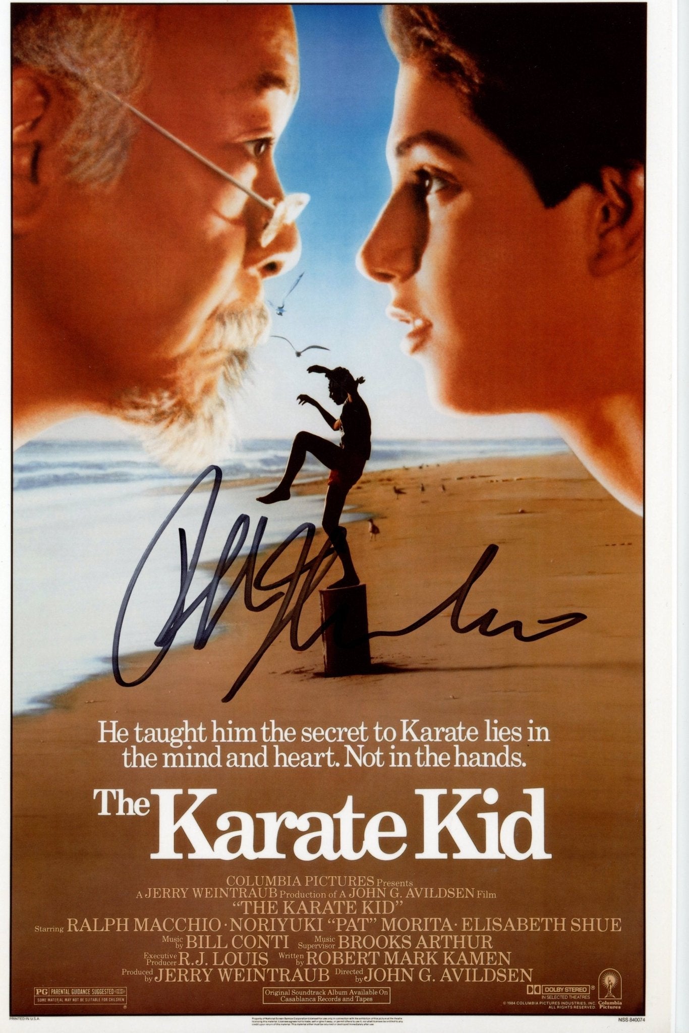Ralph Macchio The Karate Kid 8x12 Signed Photo