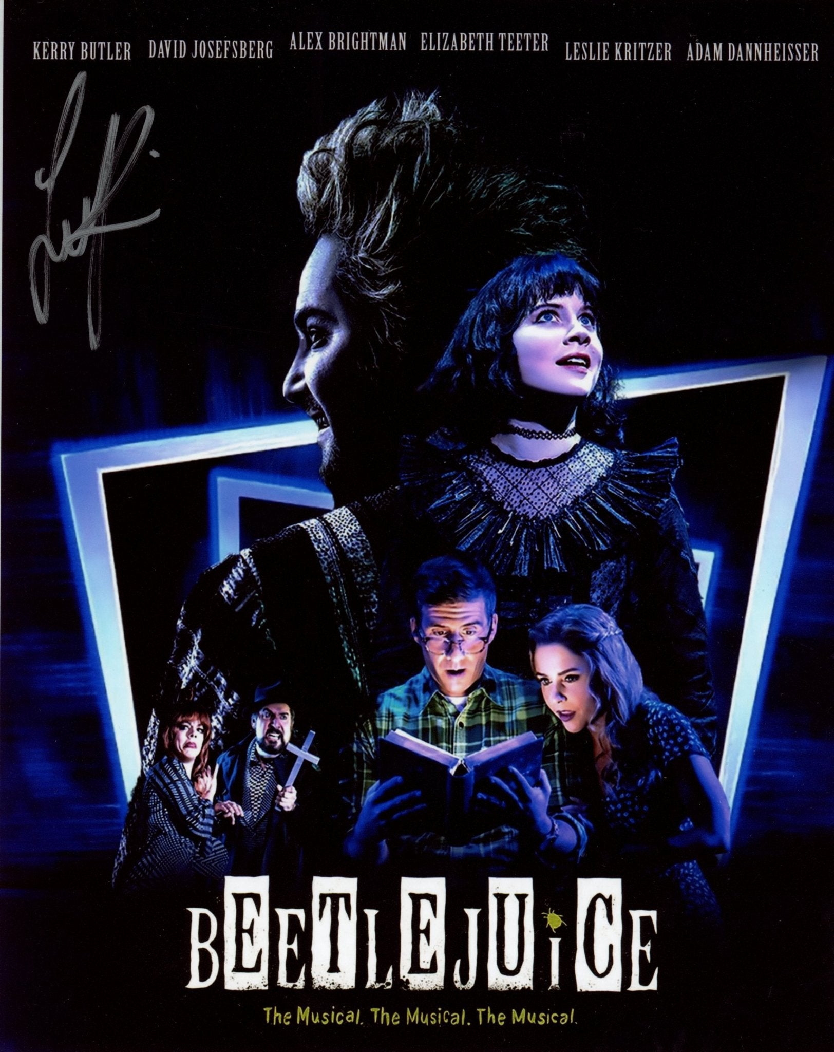 Leslie Kritzer Beetlejuice 8x10 Signed Photo JSA Certified Autograph