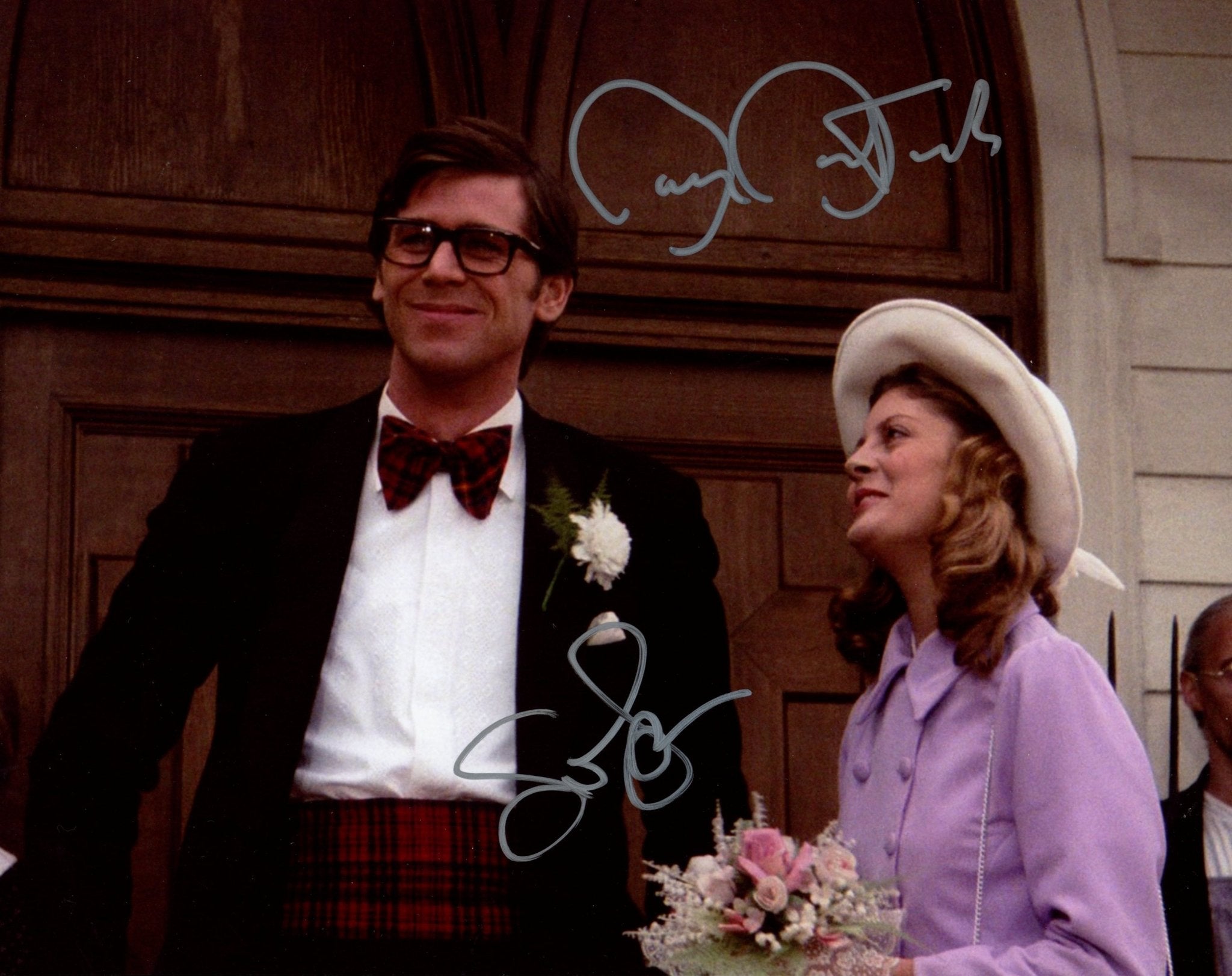 The Rocky Horror Picture Show RHPS 8x10 Bostwick Sarandon Cast Signed Photo JSA Certified Autograph