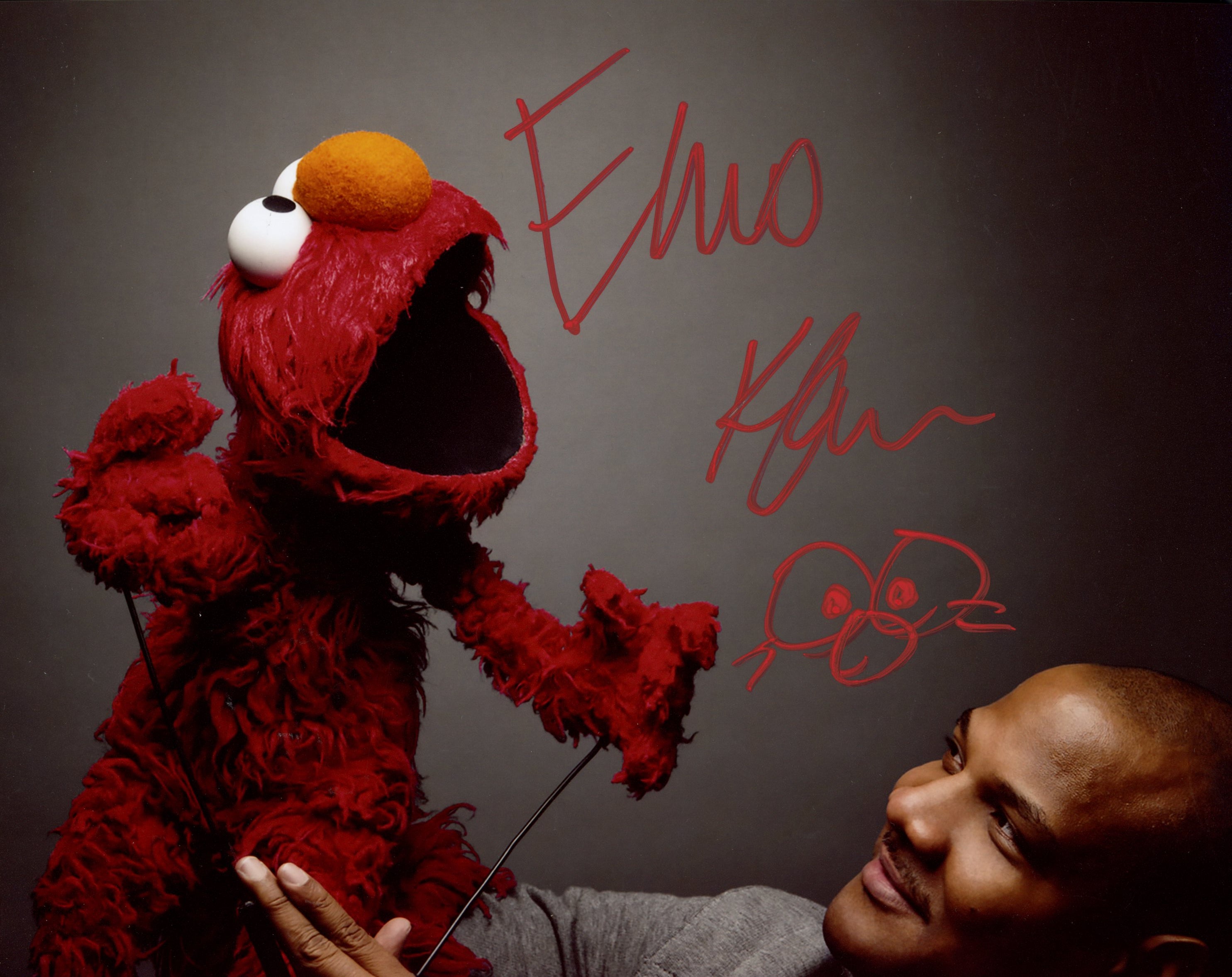 Kevin Clash Elmo Sesame Street 8x10 Signed Photo