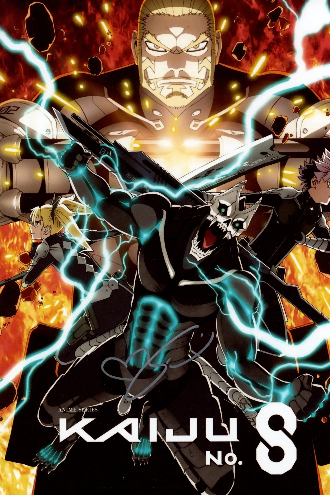 Nazeeh Tarsha Kaiju No. 8  8x12 Signed Photo JSA Certified Autograph