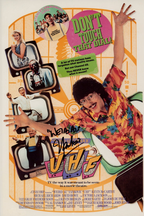 Weird Al Yankovic UHF 8x12 Photo JSA Certified Autograph