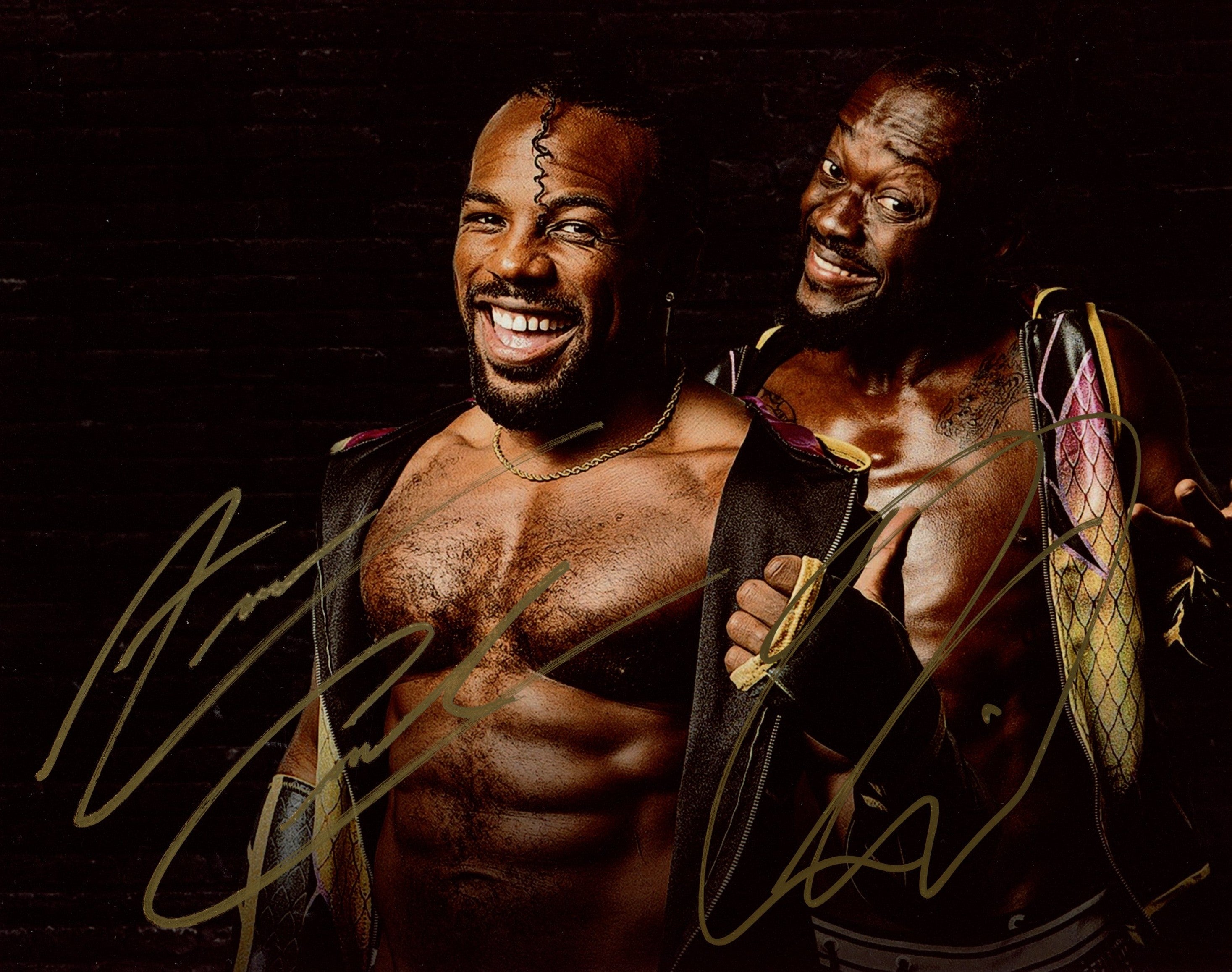 WWE 8x10 Signed Photo: Austin Creed & Kofi